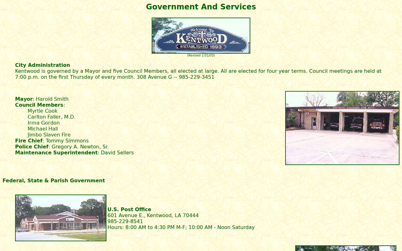 Kentwood court docket municipal contact route